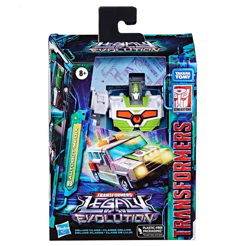 Hasbro Transformers Legacy Evolution Autobot Medix Walgreens Limited 12Cm Anime Oryginalna figurka akcji Model Zabawka Kolekcja prezentów