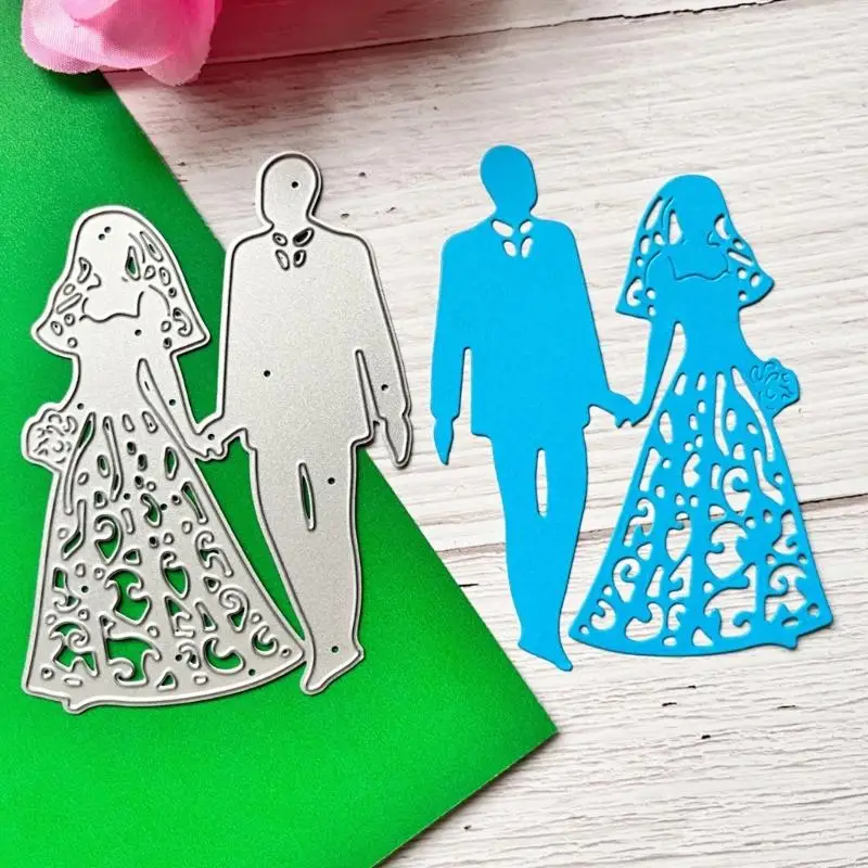 45be結婚式のカップルカットダイウェディングダイカットスクラップブッキングエンボス加工ダイカット