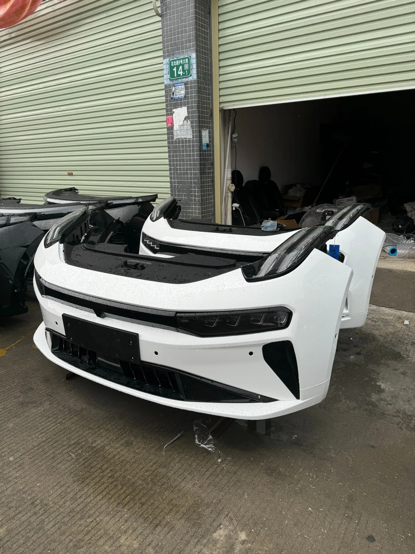 Suitable for Chinese Cars 2024-2025 Zeekr 001 Front Bumper Grille Headlight Radiator Hood Wing, Front Nose Assembly