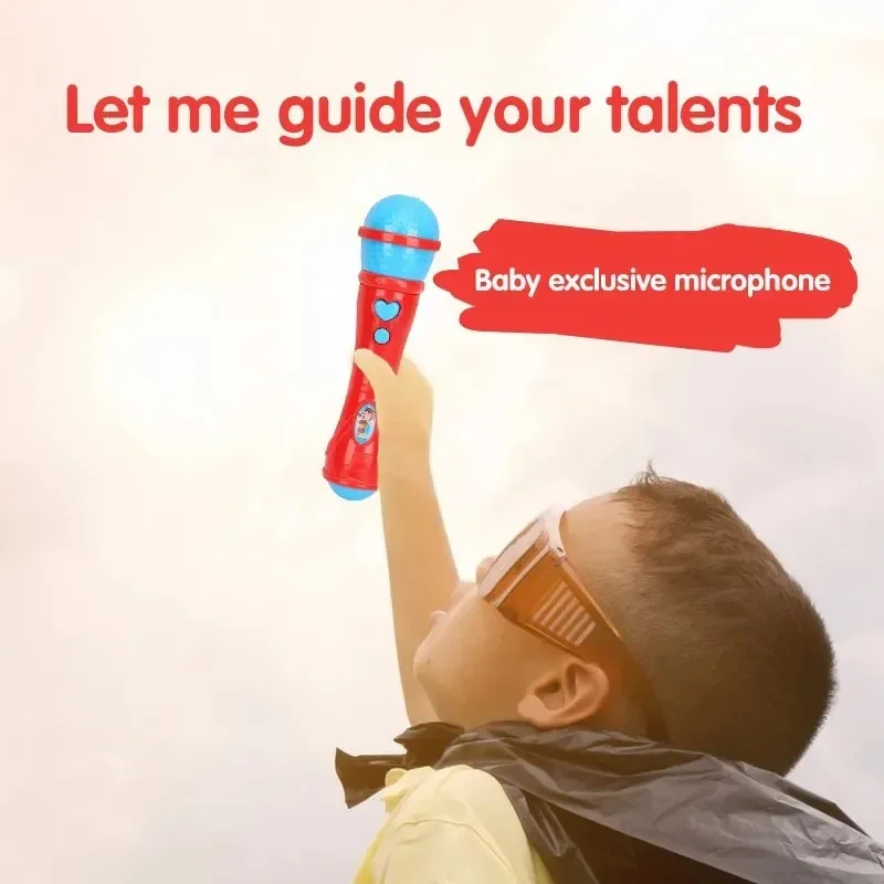 Microphone Toys Children Plastic Simulation Sound Amplifier Toy Gift Early Enlightenment Education Karaoke Musical Toy for Kids