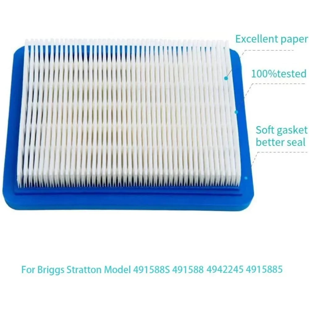 1 قطعة/6 قطعة دفع جزازة العشب مرشحات الهواء ، جرار منقي هواء للخرطوشة 491588 491588S 4915885 الملحقات