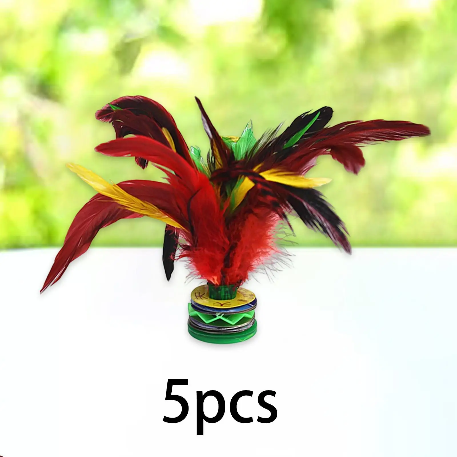 Colorful Kick Shuttlecock Outdoor Garden Sports Game Toy for Kids Family Fitness Exercise