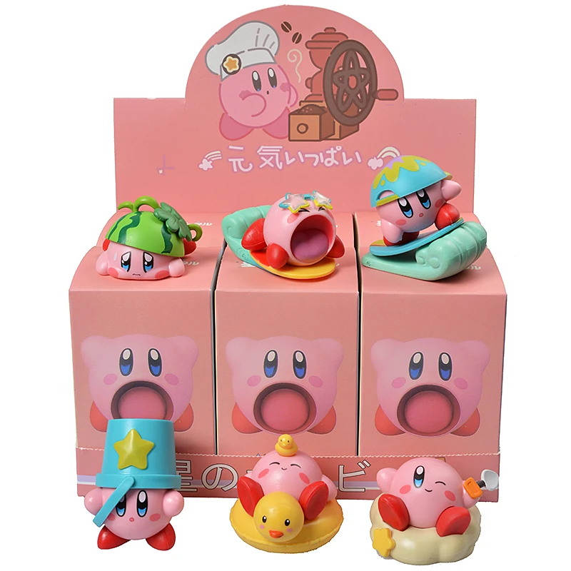 

Anime Games Star Kirby Cute Cartoon Pink Kirby Figure Blind Box Decorative Collection Ornaments Toy For Children Christmas Gift