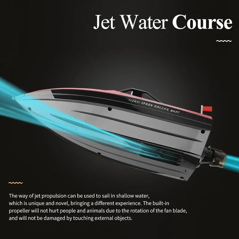 WL917 RC Boat 2.4GHz Remote Control Boats 16km/h RC Jet Boat 16km/h RC Boat Toy Gift for Kids Adults