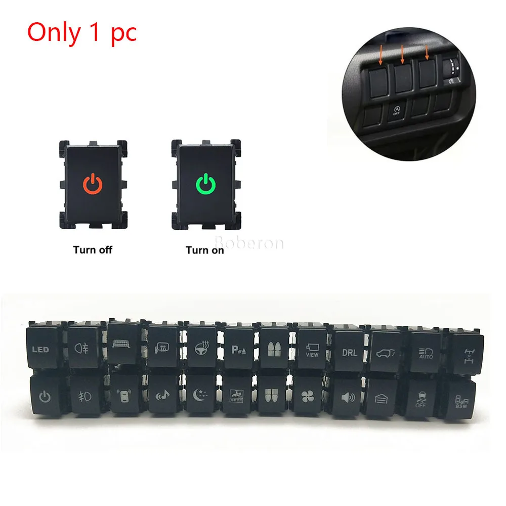 Per Subaru Forester da 19 a 21 retrofit fendinebbia Led DRL light Recorder faretti Radar pulsante interruttore di accensione e spegnimento