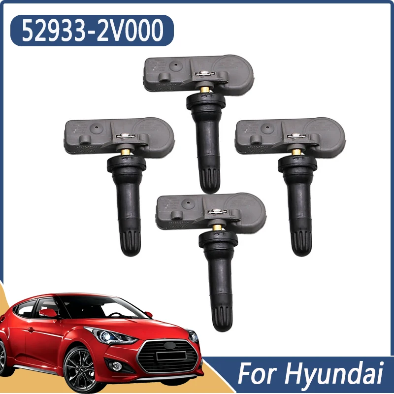 52933-2V000 TPMS 315MHZ For 2011-2016 Hyundai Veloster Tire Pressure Monitoring System Sensor 4PCS
