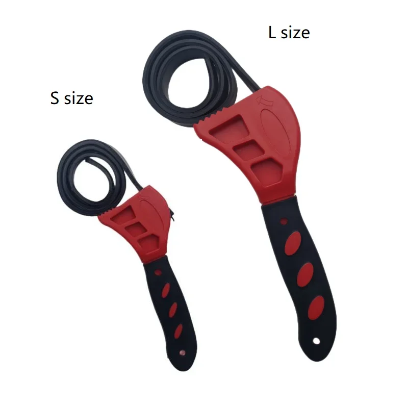 1 Stück 6/8 Zoll Riemen-Schraubenschlüssel Ölfilter-Abzieher Kettenschlüssel Riemenöffner, Verstellbares Demontagewerkzeug – Detail 6