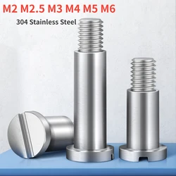 M2 M2.5 M3 M4 M5 M6 304 Stainless Steel Slotted One-word Slot Positioning Shoulder Step Screw Plug Limit Screw Bearing Bolt