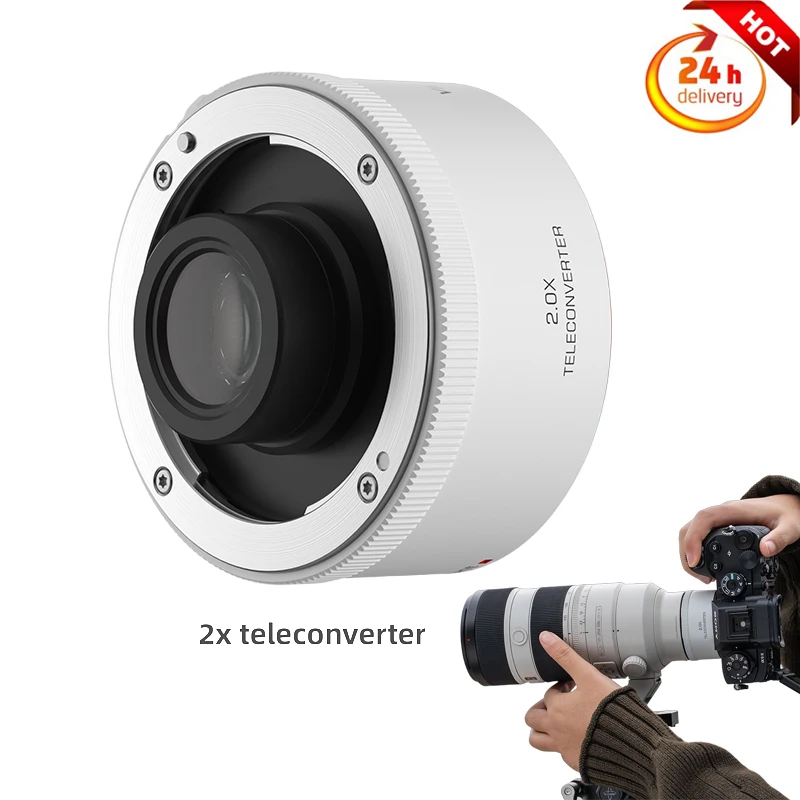 

VILTROX TELECONVERTER 2X Magnification Lens compatible with Sony Mirrorless Cameras, Autofocus Telephoto Lens for Bird Shooting