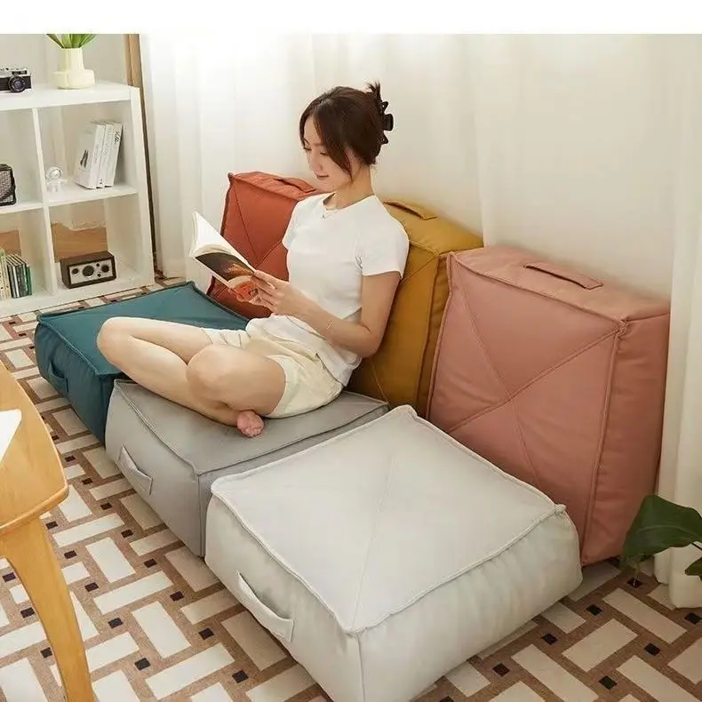 

Ground Seat Cushion Tatami Living Room Bay Window Balcony Low Stool Shoe Change Small Seat Pier Height Increase Chair Cushion