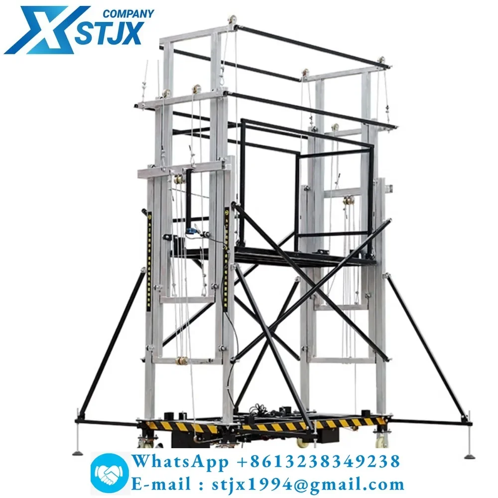 Electric scaffolding lift fully automatic folding wireless remote control
