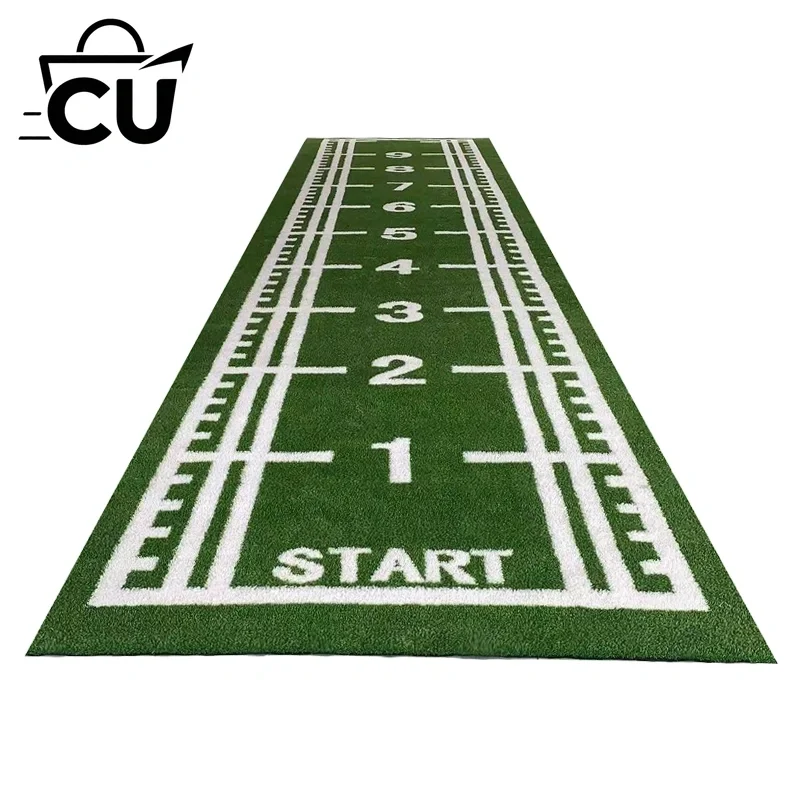 Gym lawn private training indoor white line runway custom scale table sled fake artificial turf carpet