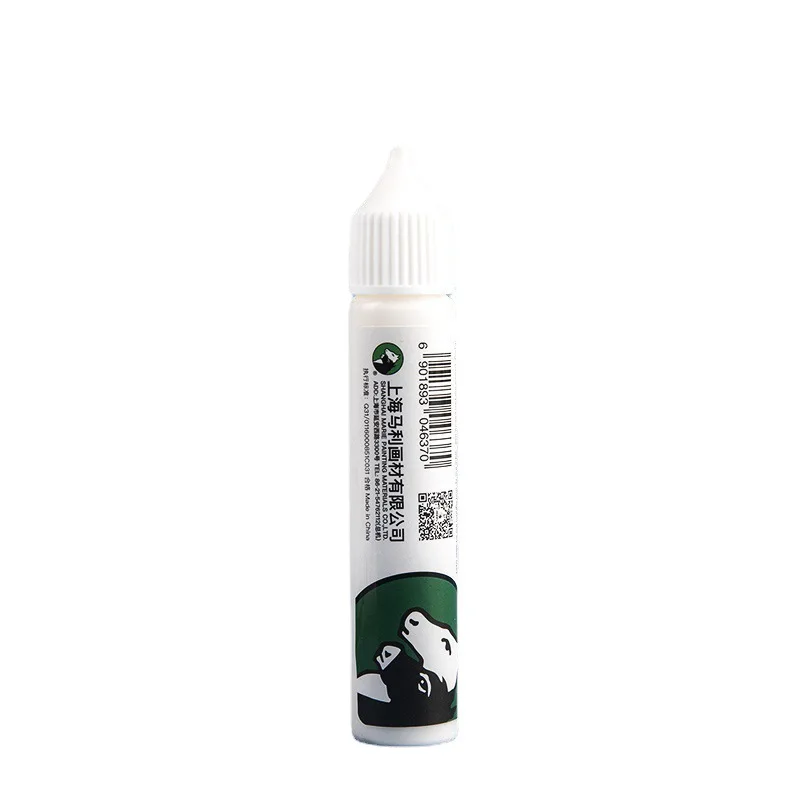 Imagem -06 - Caneta Líquida Fluida Branca para Pintura Artística Art Supplies Media Masking Ink Tubo de Agulha Gel Branco 30ml