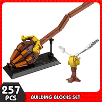 MOC Harris Magic Broom 2000 Building Blocks Classic Movie Snitched Wing Model Flying Ball Broom Magic Movie Bricks Toy Gift