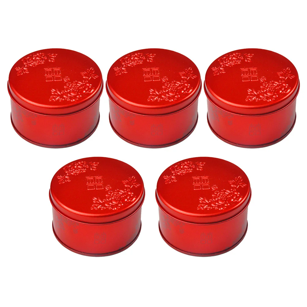 

5pcs Creative Candy Boxes Wedding Gift Boxes Chinese Style Present Box For Party Supplies Storage Biscuits Sweets Wrapping Dust