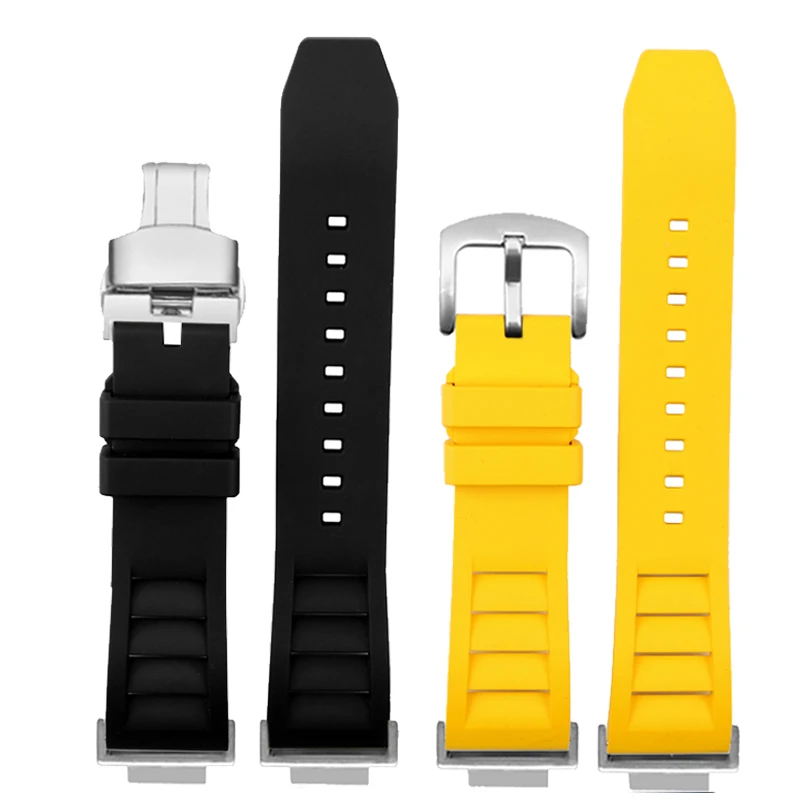 For G-SHOCK Casio Strap GM-5600 DW5600/DW5610 GM-110 series fluoro rubber watchband Sports Silicone Men's Watch Accessories 16mm