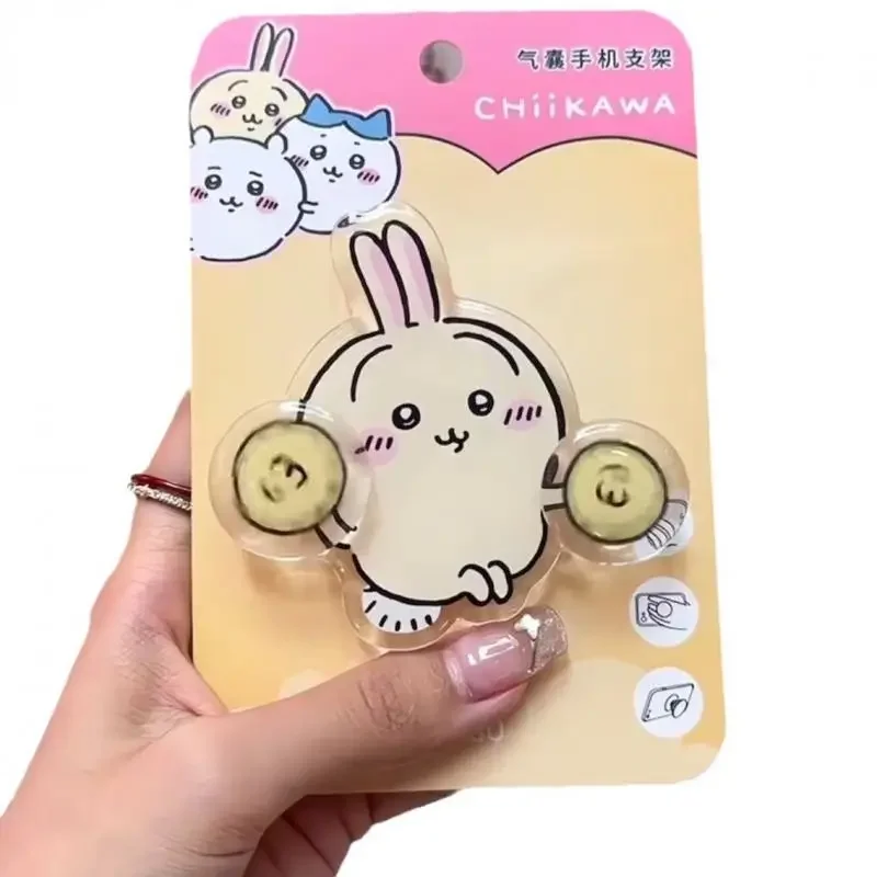 حامل هاتف Chiikawa Airbag - دعامة خلفية مرفقة قابلة للتمديد وقابلة للدوران، تصميم Usagi Hachiware - هدية مثالية للهاتف المحمول #6