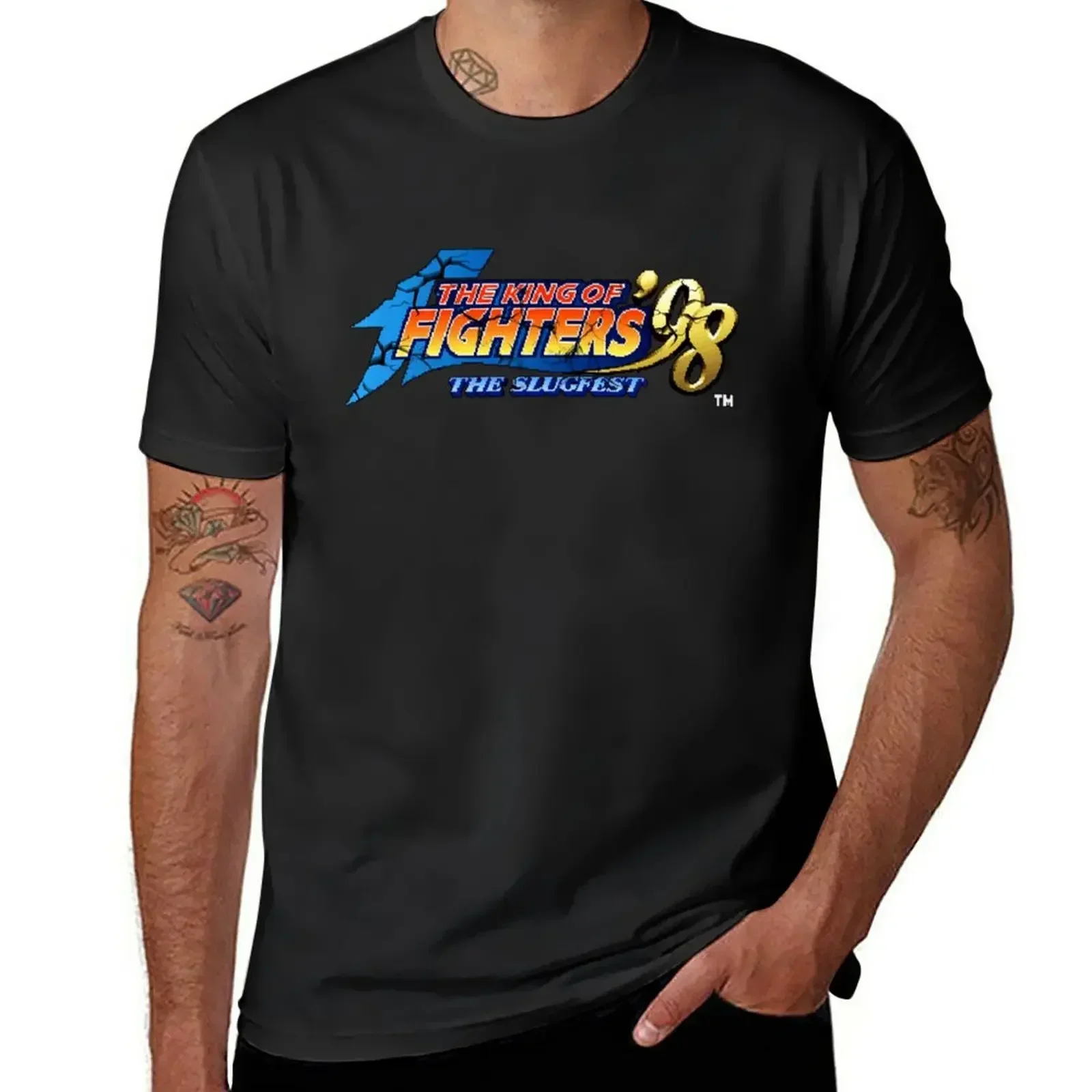 

anime Anime t-shirt summer clothes mens graphic t-shirts pack New Kof 98 title T-Shirt graphic t shirts harajuku oversized