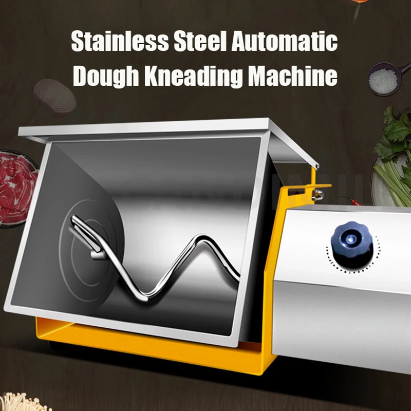 220V Electric 3KG Flour Mixers Dough Mixing Kneading Machine Dough Kneader Bread Pasta Stirring Make Noodles