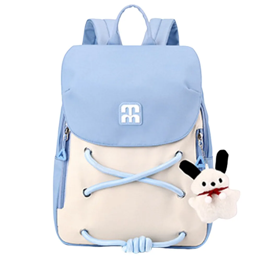 

Cartoon Large Capacity Backpack Korean Color Multifunction Book Bag Breathable Cute College Backpack Teenage