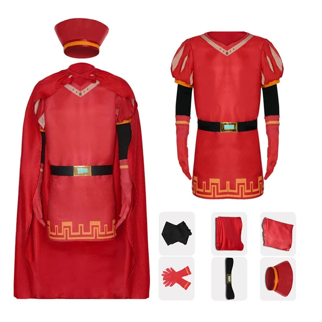 Lord Farquaad Costume Cosplay abiti vestito mantello cappello Halloween carnevale partito travestimento abiti per ragazzi adulti Mens gioco di ruolo AliExpress 200000532