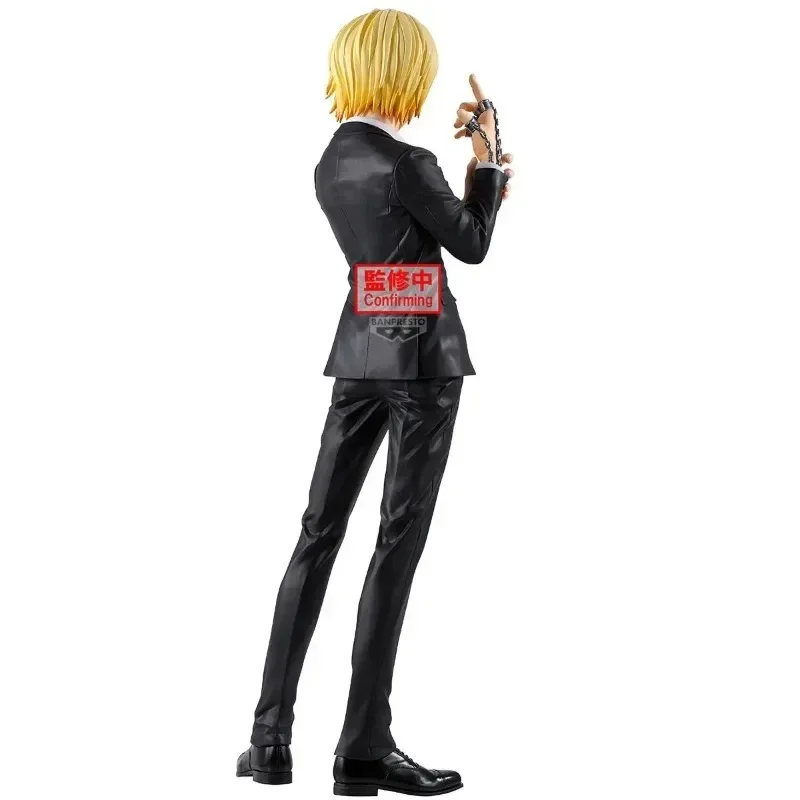 100% Original Banpresto Bandai Hunter X Hunter Kurapika Black Formal Suit Chain Accessory PVC Anime Collectible Display Statue view 3