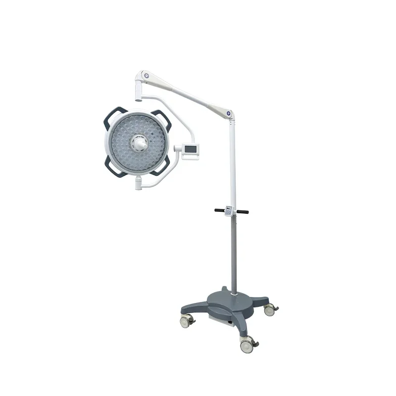 6h Emergency Time Stand Operate Lamp LED Portable Surgical Examination Lamp On Floor With Battery