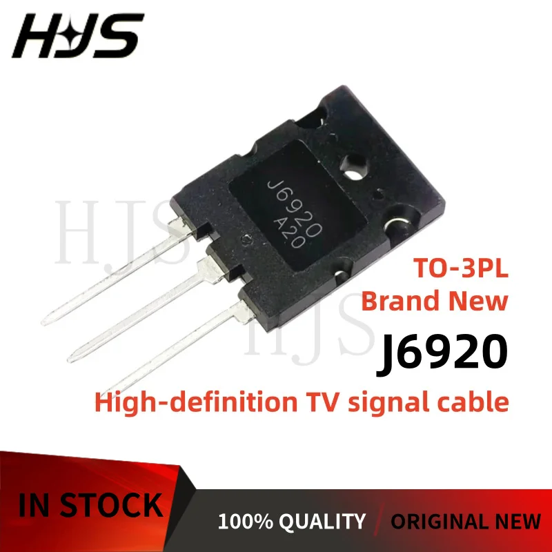 5-10-20PCS Best quality J6920 6920 J6920A TO-3PL High-definition TV signal cable Brand New