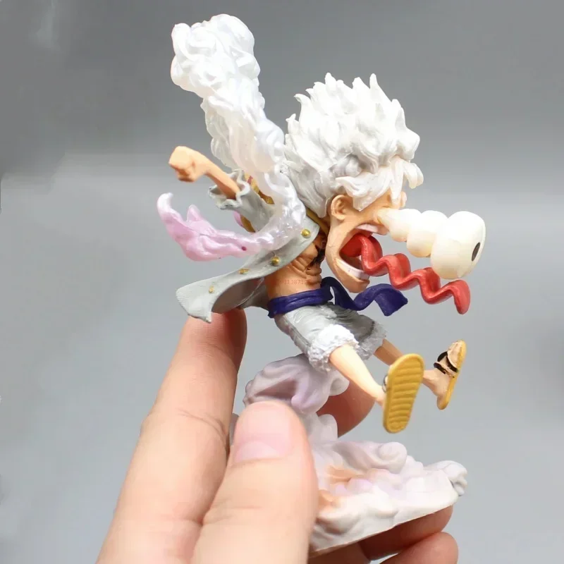 Figura de Ação Anime One Piece para Crianças, Brinquedos Colecionáveis, Boneca Modelo, Nika Luffy, Gk, Periferia, Enfeites de Mesa, Presente, 12cm