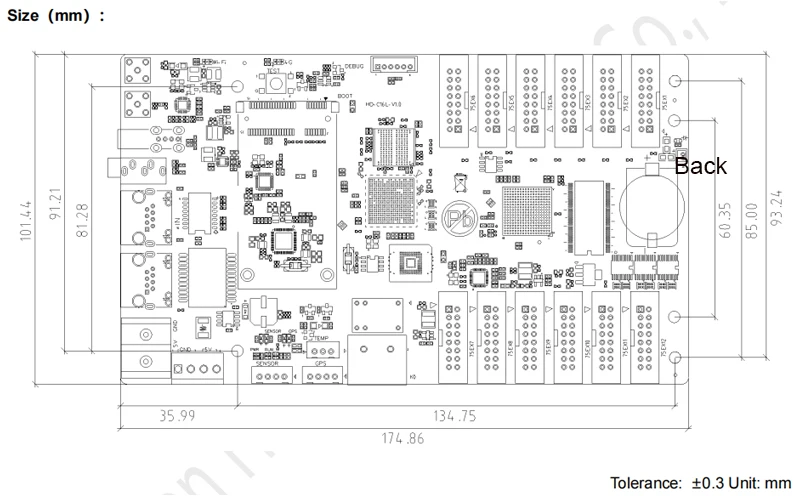 Imagem -05 - Huidu-rgb Full Color Controller Card Hd-c16l C16c C36c Poste de Luz Veículo Porta Tela Led Suporte Wi-fi Aplicativo Móvel