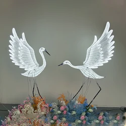 TEMAR Modern LED Light  for Party Stage ShiningRoad Lead Egret edding Decoration Lamp