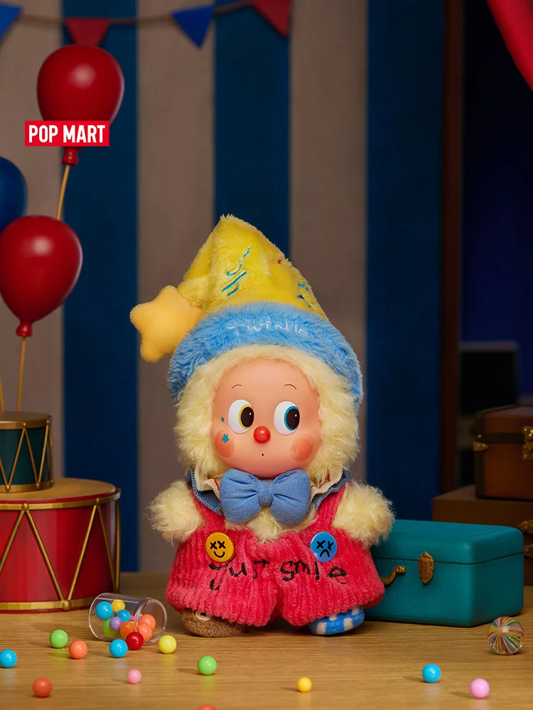 Scatola cieca POP MART autentica perché la serie così serio Pendenti in peluche in vinile Action Figure Cute Flame Clown Figure Giocattoli di Halloween Regali