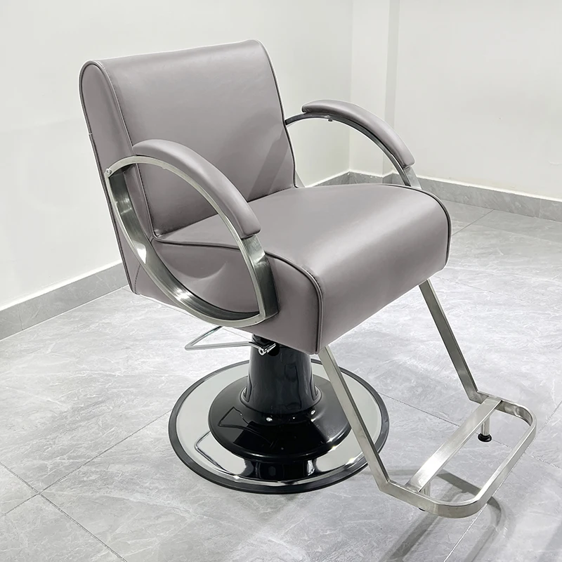 كرسي حلاق فاخر لتصفيف الشعر كرسي احترافي للمكياج كرسي حلاق لصالون الشعر كرسي أثاث صالون Silla De Barbería #3