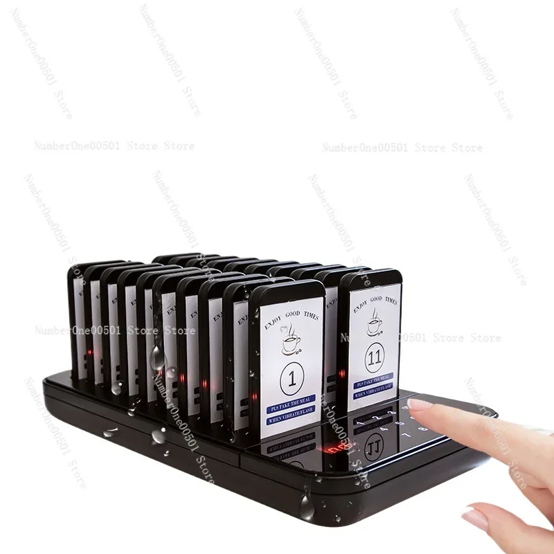 Commercial Restaurant Pager System Vibrating Food Pager for KFC McDonald Western Restaurant Wireless Order Calling Device -095