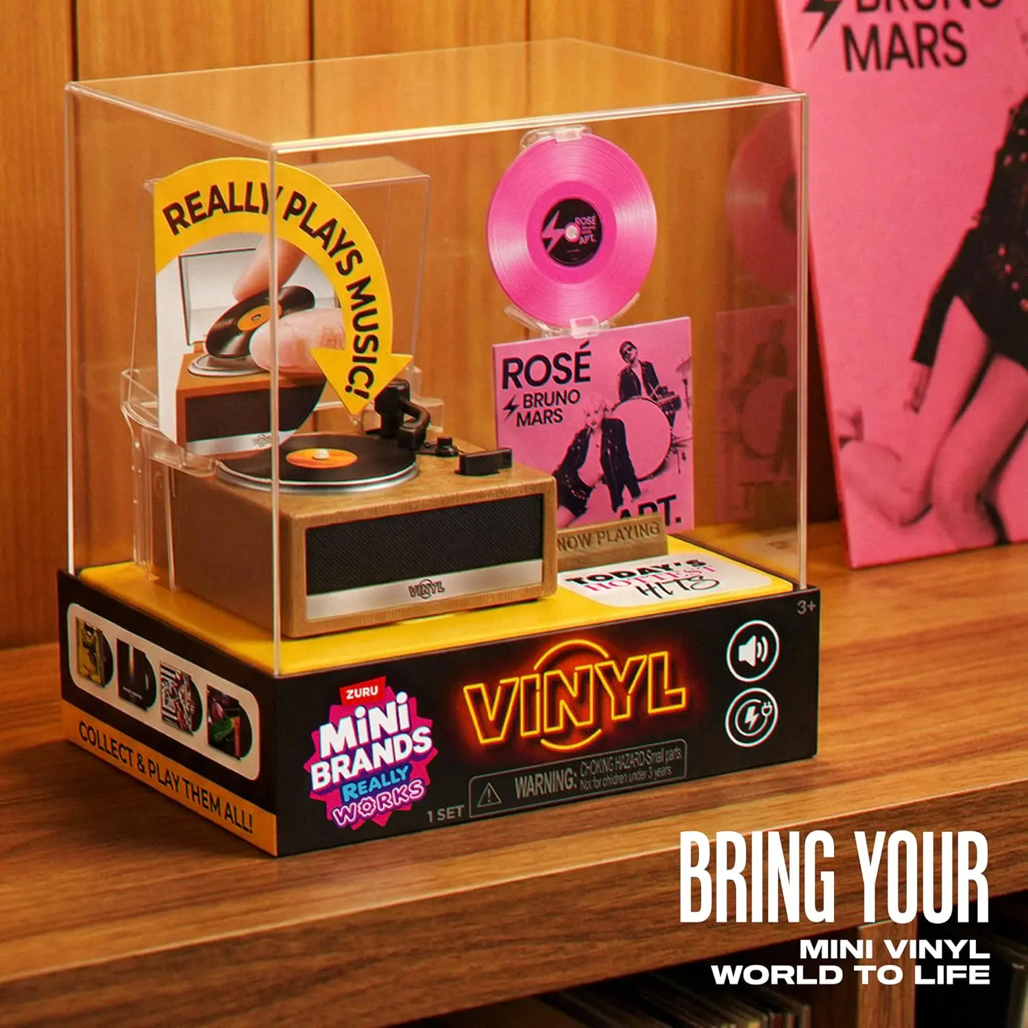 Auf Lager ZURU Mini Brands Really Works Vinyl-Spielset Blind Box