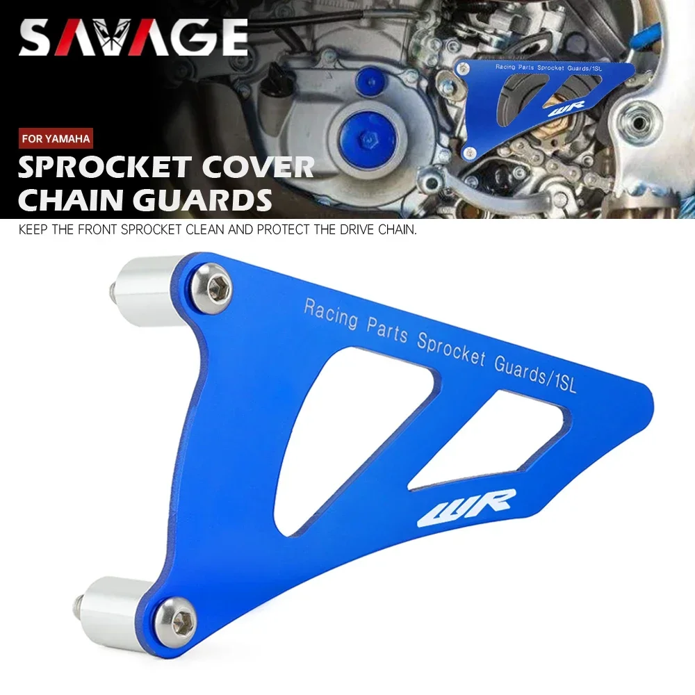 

Front Sprocket Guards For YAMAHA WR250F 2015-2024 WR450F 2016-2023 WR 250F 450F Motorcycle CNC Chain Protector Cover WR Logo