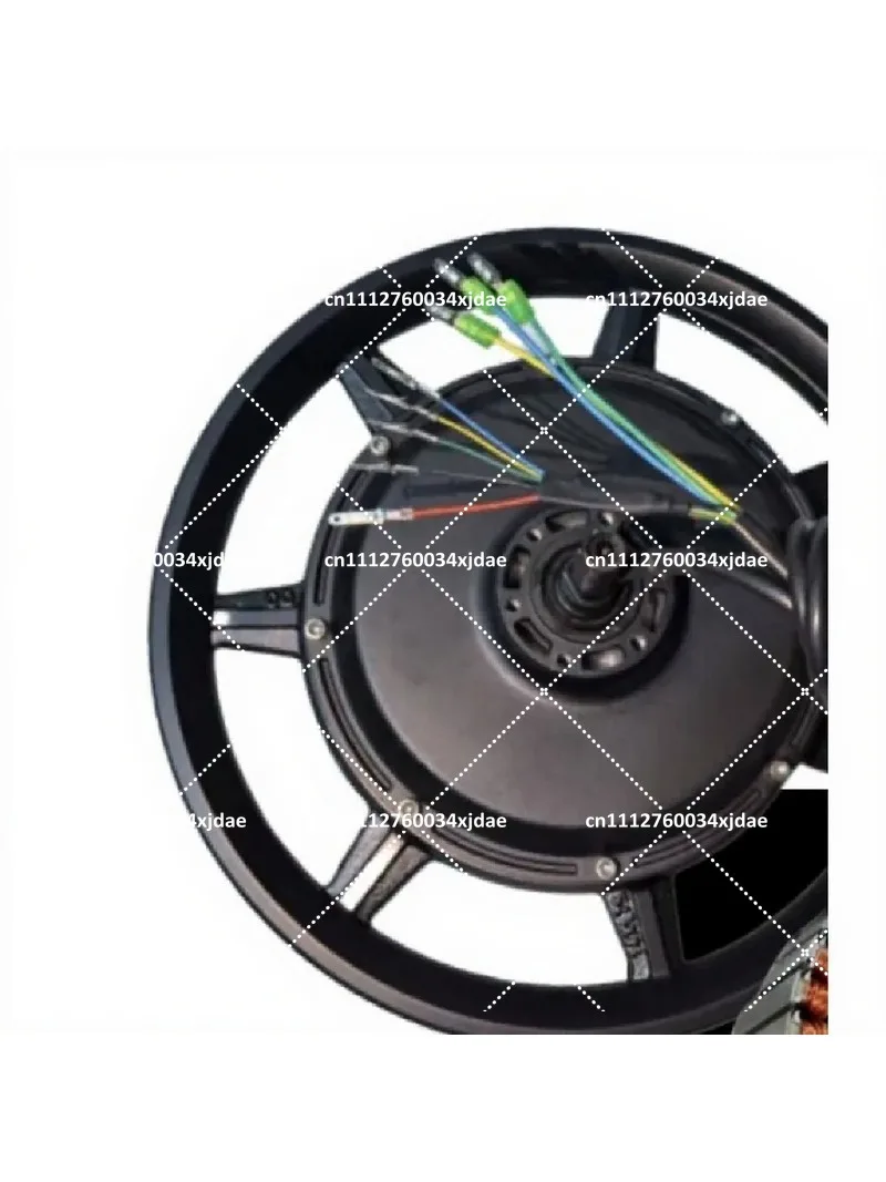 14 Inch 48V 250W-500W Gearless Hub Motor IP65 Waterproof Silent Pure Copper Core for Folding E-Bike Cargo Scooter Urban Commute
