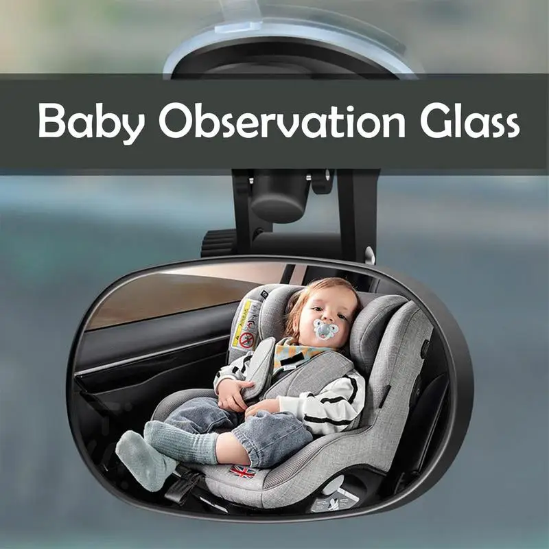 Rear Seat Mirror Portable Interior Auxiliary Mirrors Reflector Sturdy Baby Car Back Seat Mirror Multi-use Flexible Wide View