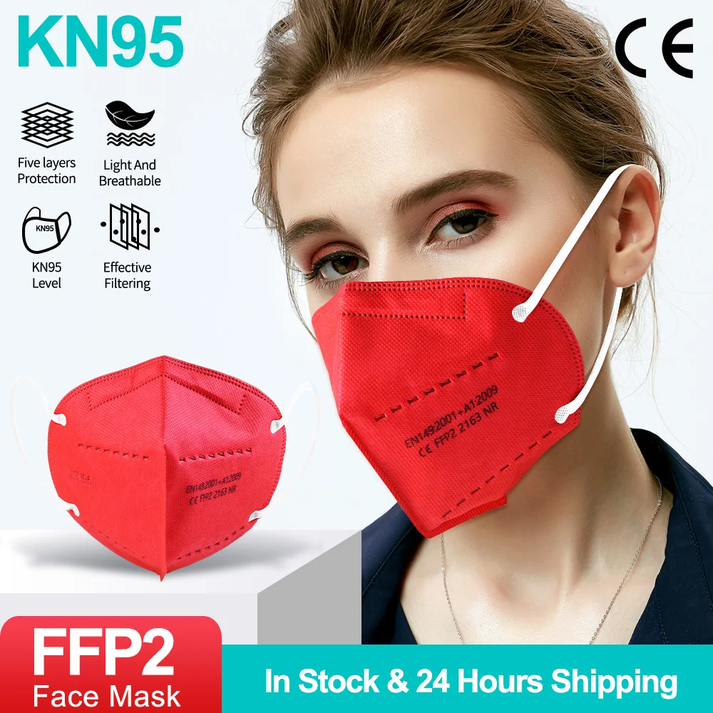10-100Pcs FFP2 Mask… - image