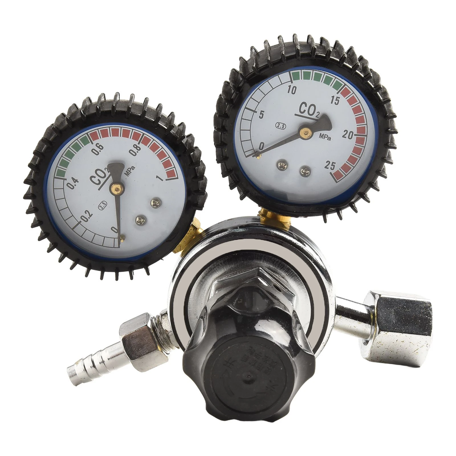 

1pc Gas Welding Regulator Argon Regulators Argon Gauges 0-4500PSI Pressure Reducer Relief Valve For Welding Cutting Electronics