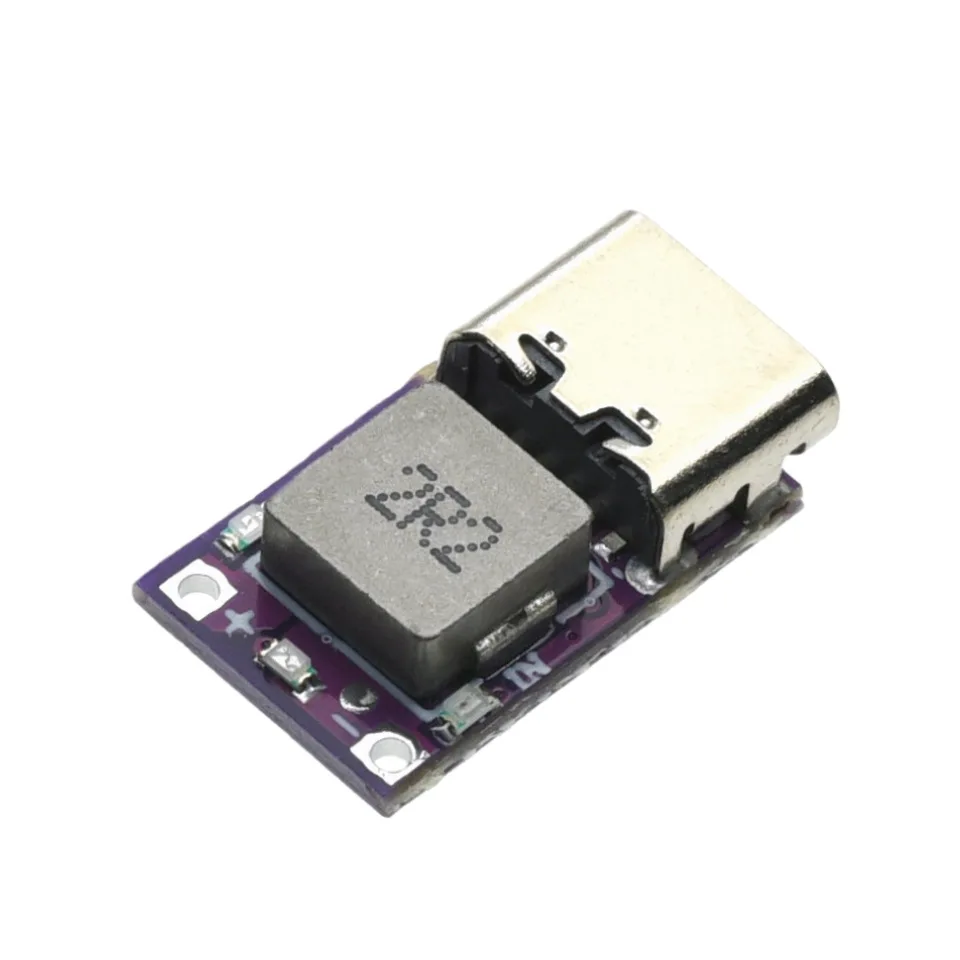 Typ-C 5V 2,4A Lade-Entlade-Boost-Modul 3,7V 4,2V Lithium-Batterieplatine DIY – Detail 1