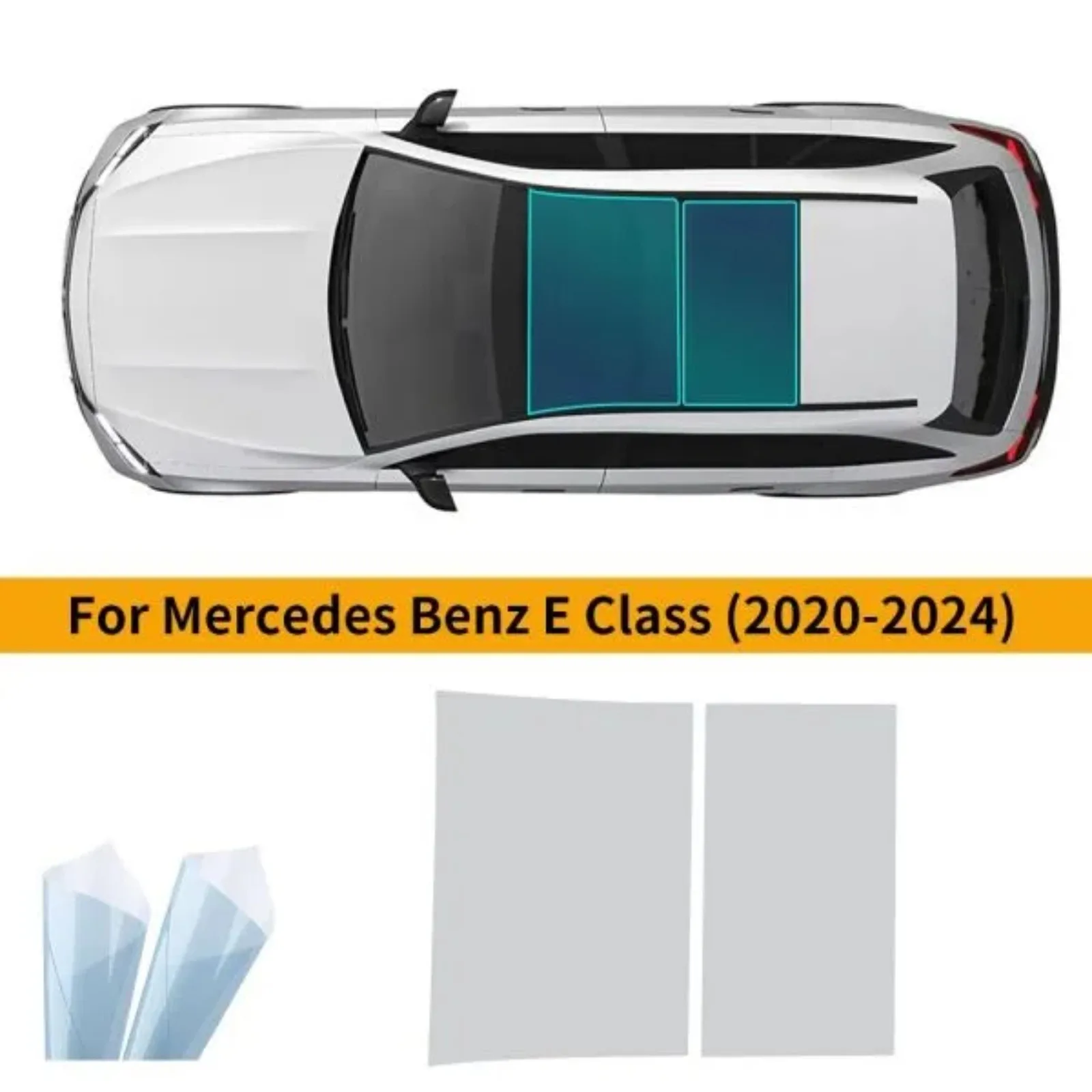 

TPU PPF Car Sunroof Insulation Film For Mercedes-Benz E-Class W213 2020-2024 Ice Armor Protection Resistant Car Sunroof Stickers