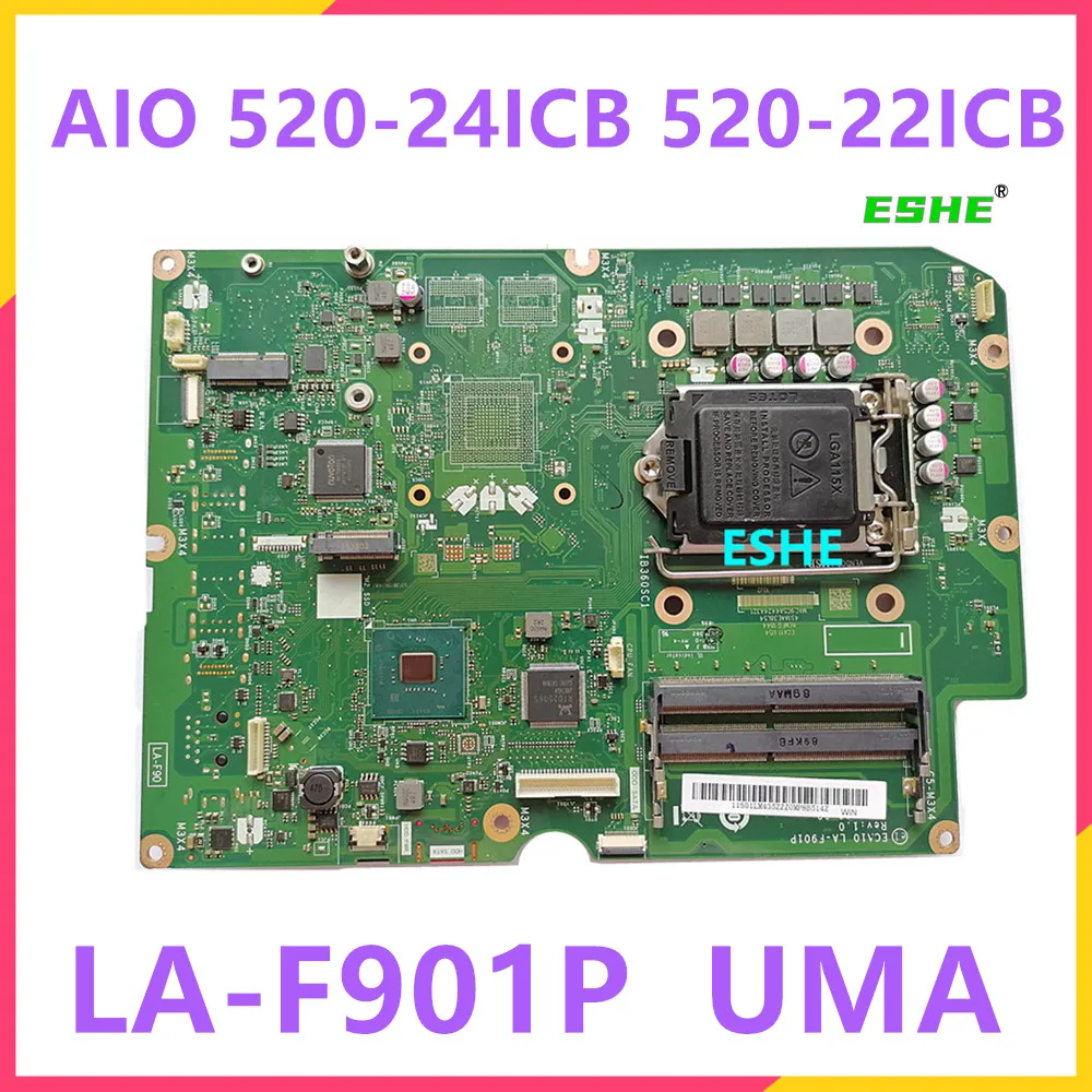 

LA-F901P For Lenovo AIO 520-24ICB 520-22ICB V530-22ICB V530-24ICB All-in-One Computer Motherboard 01LM435 01LM436 R17M 2G GPU