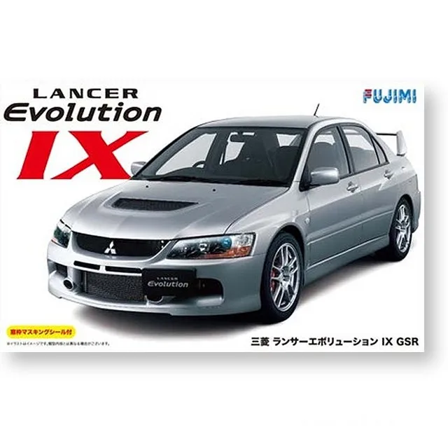 Fujimi 03918 static assembled car model toy 1/24 scale For Lancer Evolution IX GSR car model kit