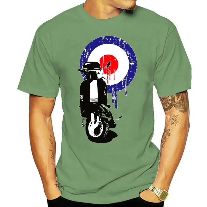 Mod T-Shirt Tee Biker Retro Lambretta Scooter 50S 60S 70S 80S 90S Motor Cycle B Basic Models Tee Shirt