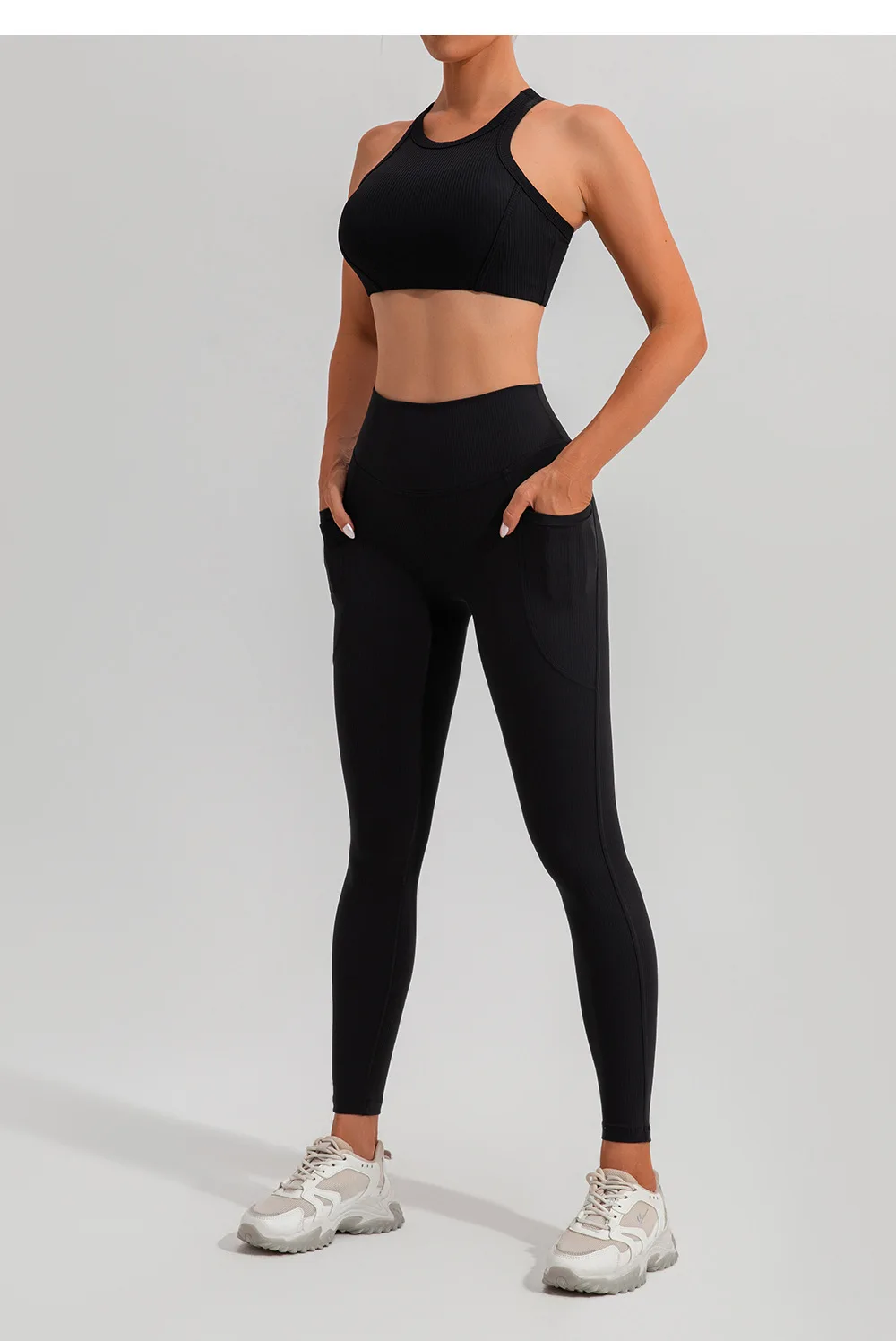 صيف جديد المرأة مقاعد يوجا عارية سريعة الجافة الجمال الظهر تجريب اللياقة البدنية رياضية رياضة الجري اليوغا اللياقة البدنية ملابس رياضية بدلات رياضية