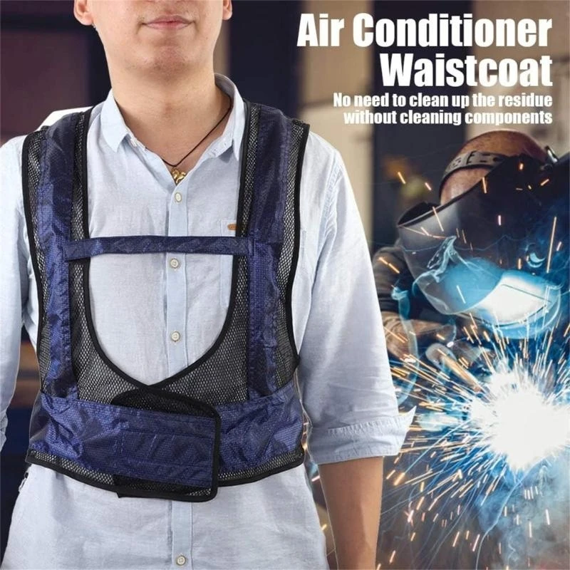 

Heat Resistant Cooling Waistcoat With Vortexes Tube Air Conditioner For Construction Sites Outdoor Hot Environment JOMD