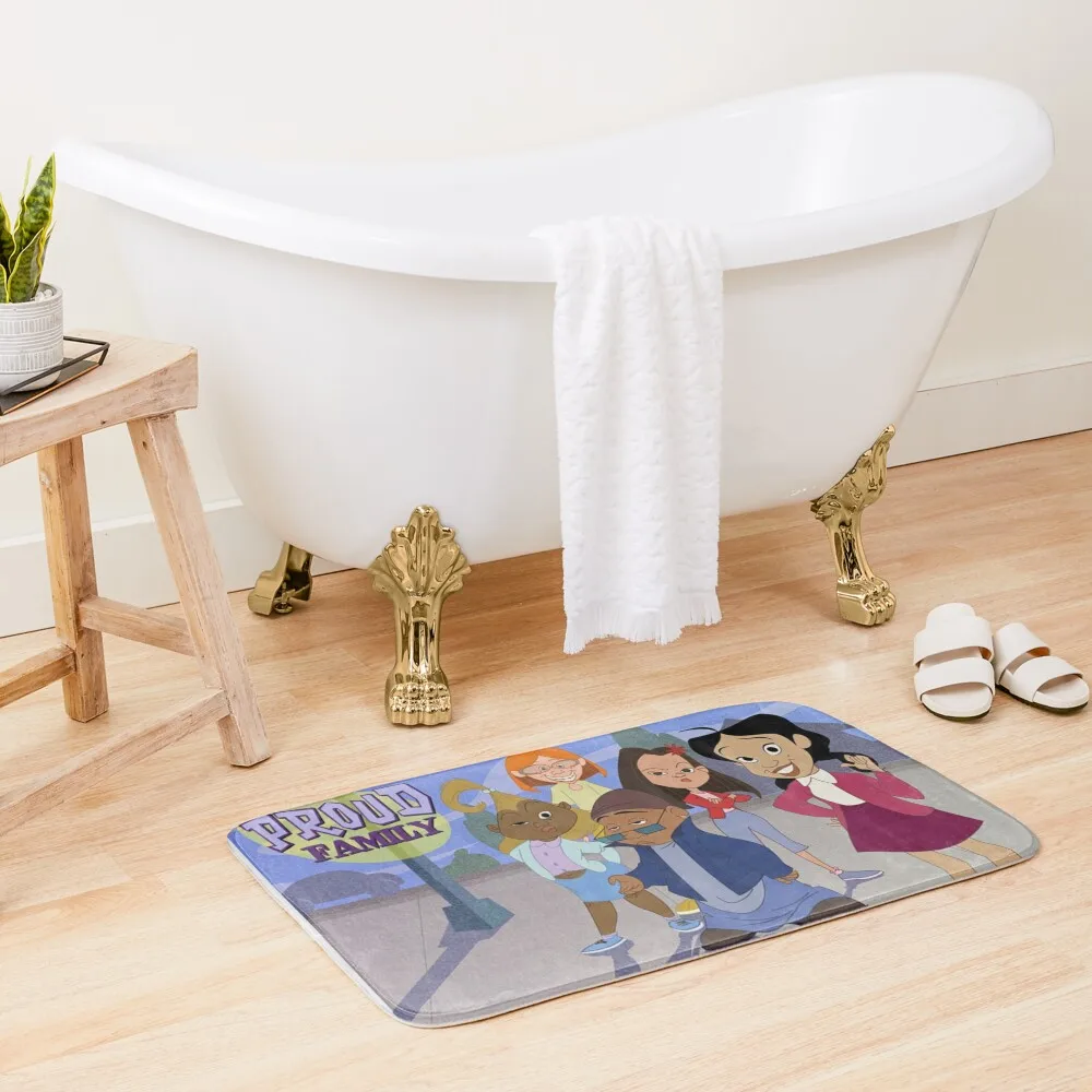 The Proud Family Bath Mat Non-Slip Pad Bathroom Utensils External Entrance Doormat Mat