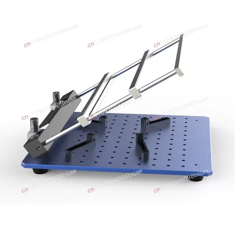 170*170mm PCB Steel Mesh Solder Paste Printing Table Precise SMT Manual Small Screen Printing Machine Table