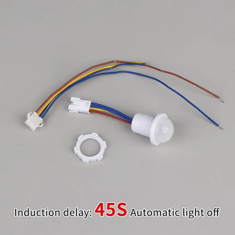 ★▲110v 220v Home Indoor Outdoor Infrared Light Motion Sensor Time Delay Home Lighting PIR Switch LED Sensitive Night Lamp